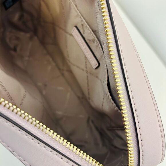 Michael Kors Purse Jet Set Ombré Signature Logo Crossbody Body Bag Powder Blush - Picture 6 of 10